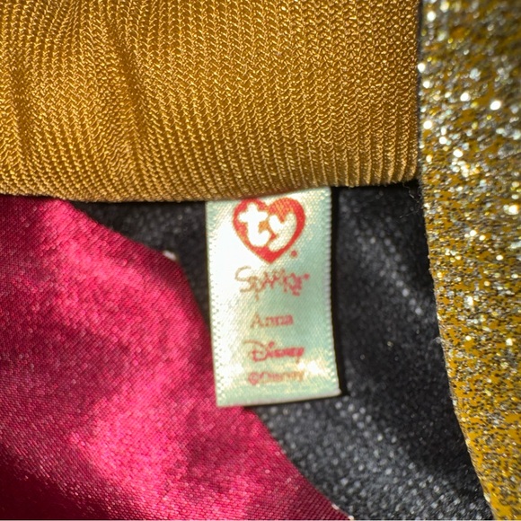 TY Sparkle Disney Frozen Princess Anna Plush Doll 15.5" Inches Beanie Babies - Picture 3 of 5